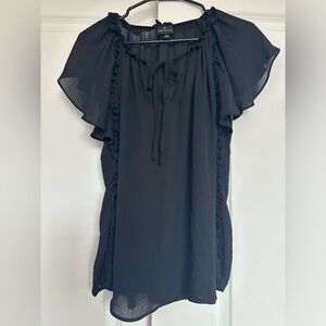 Worthington Women’s Sleeveless Black Blouse